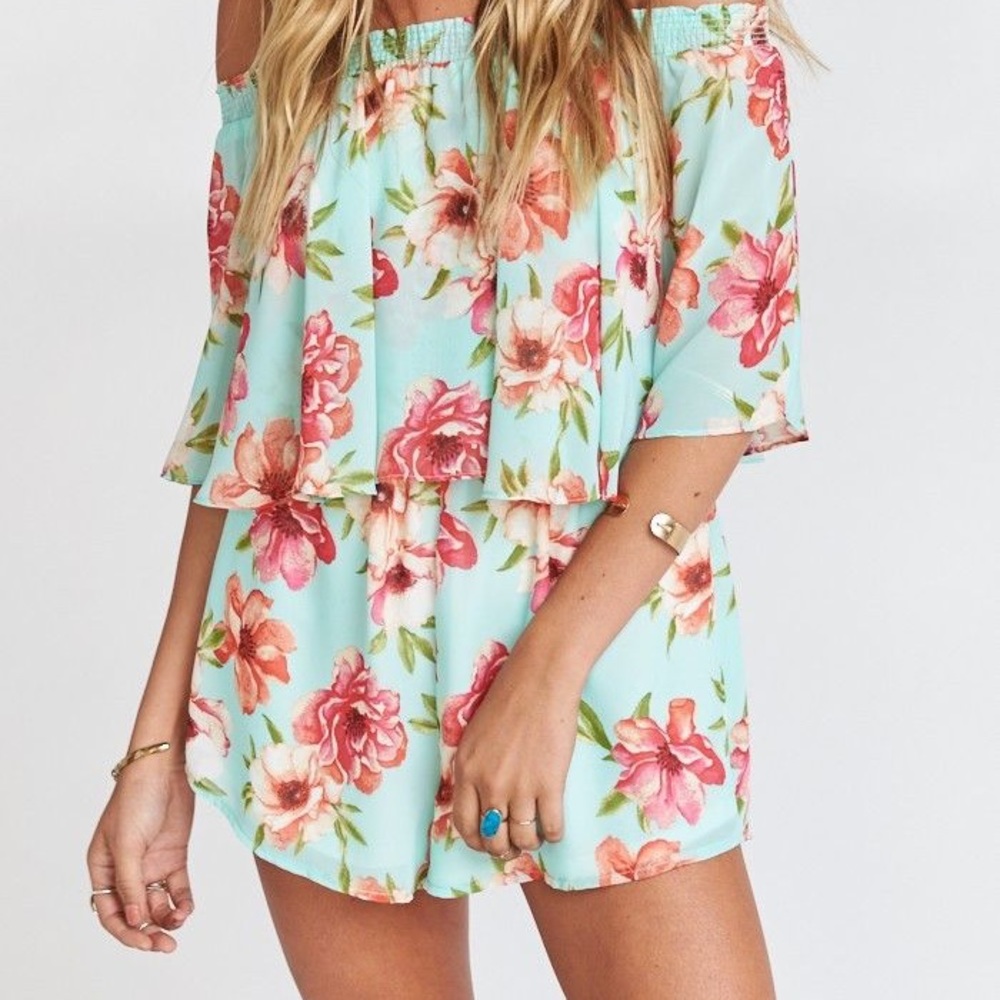 Show me your mumu mint poppi rosarita romper